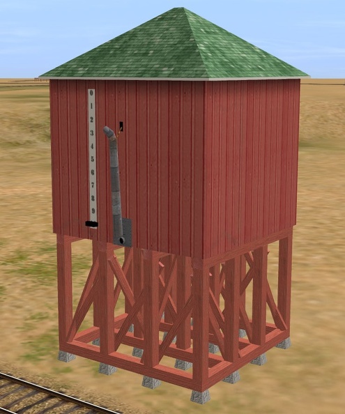 Scales water tank